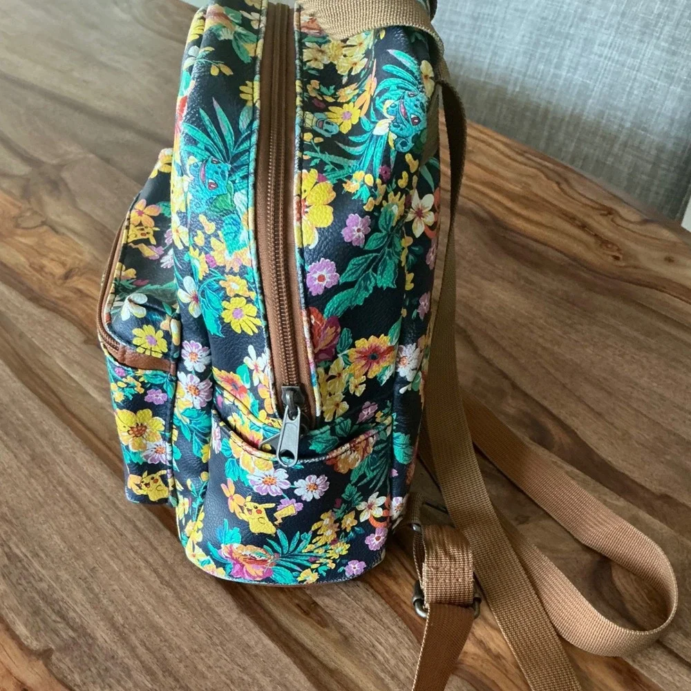 Loungefly Pokemon Floral Backpack Pikachu Squirtle Charmander 19533PMBK00960319